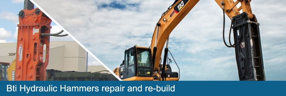 bti hydraulic hammer repair and re-build